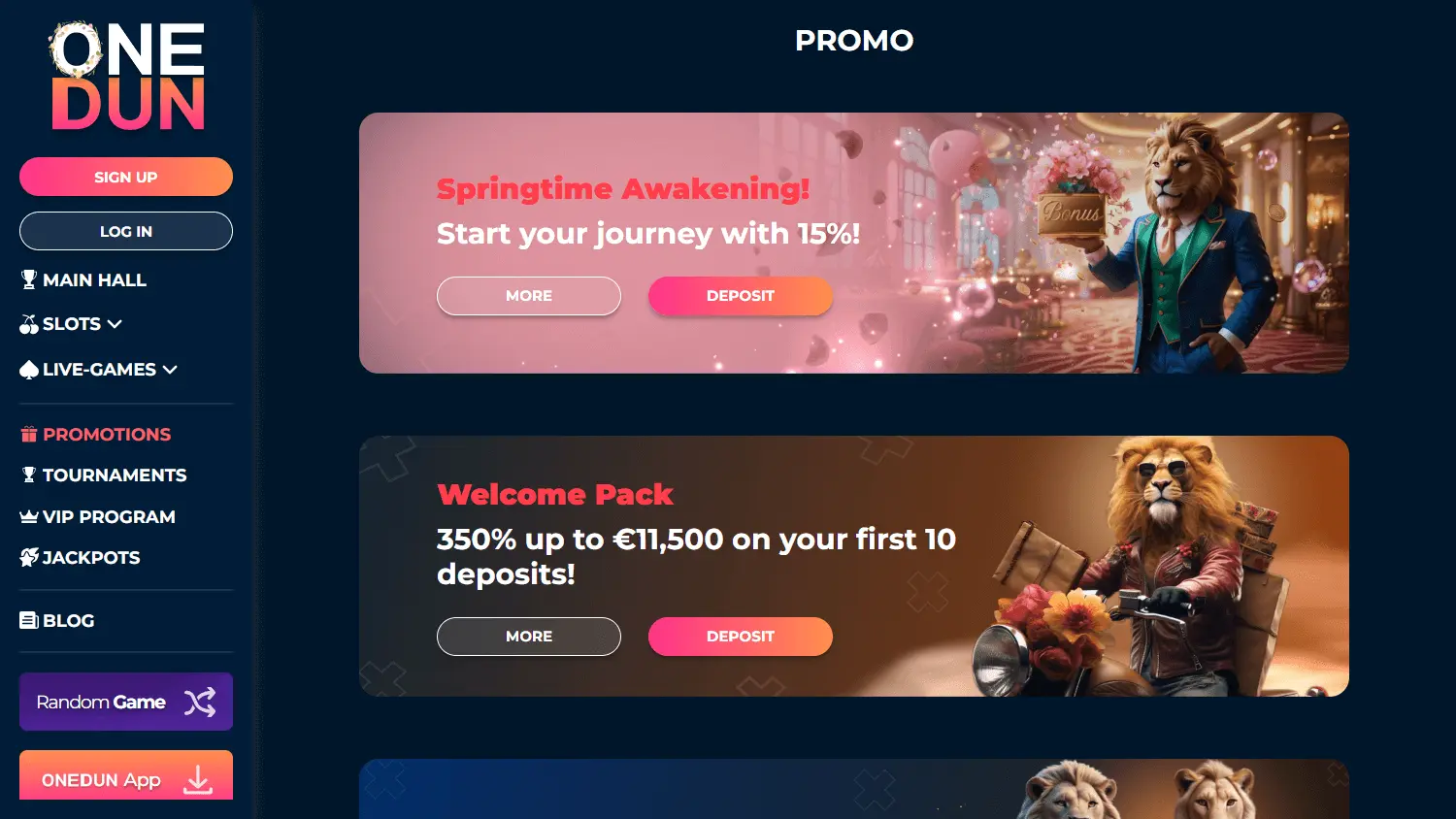 OneDun Casino Online Nederland image 2